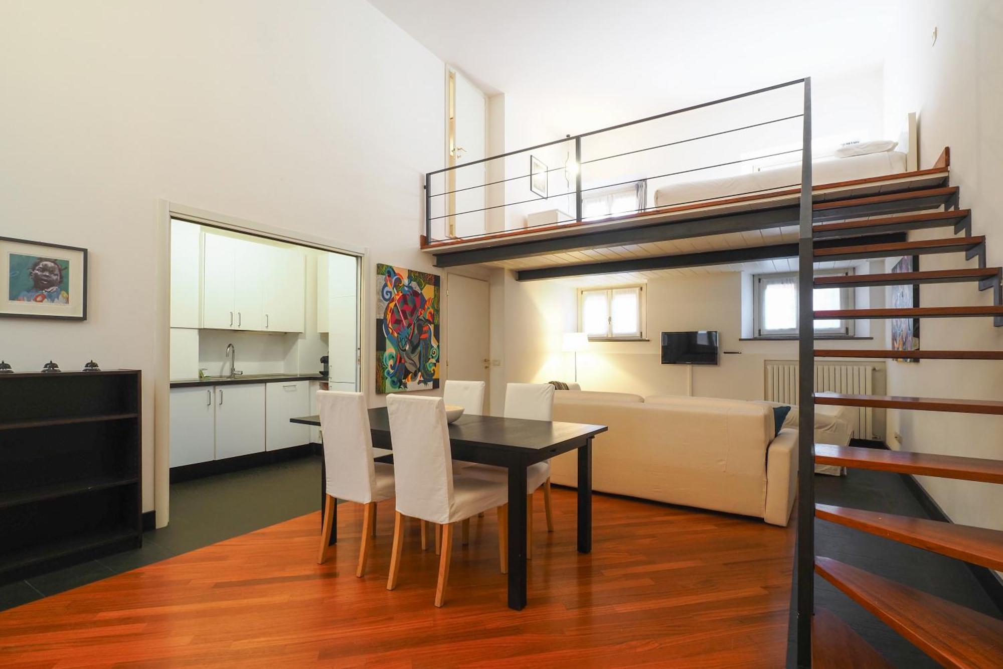 Enchanting Loft Between History And Tranquility Milano Exteriör bild