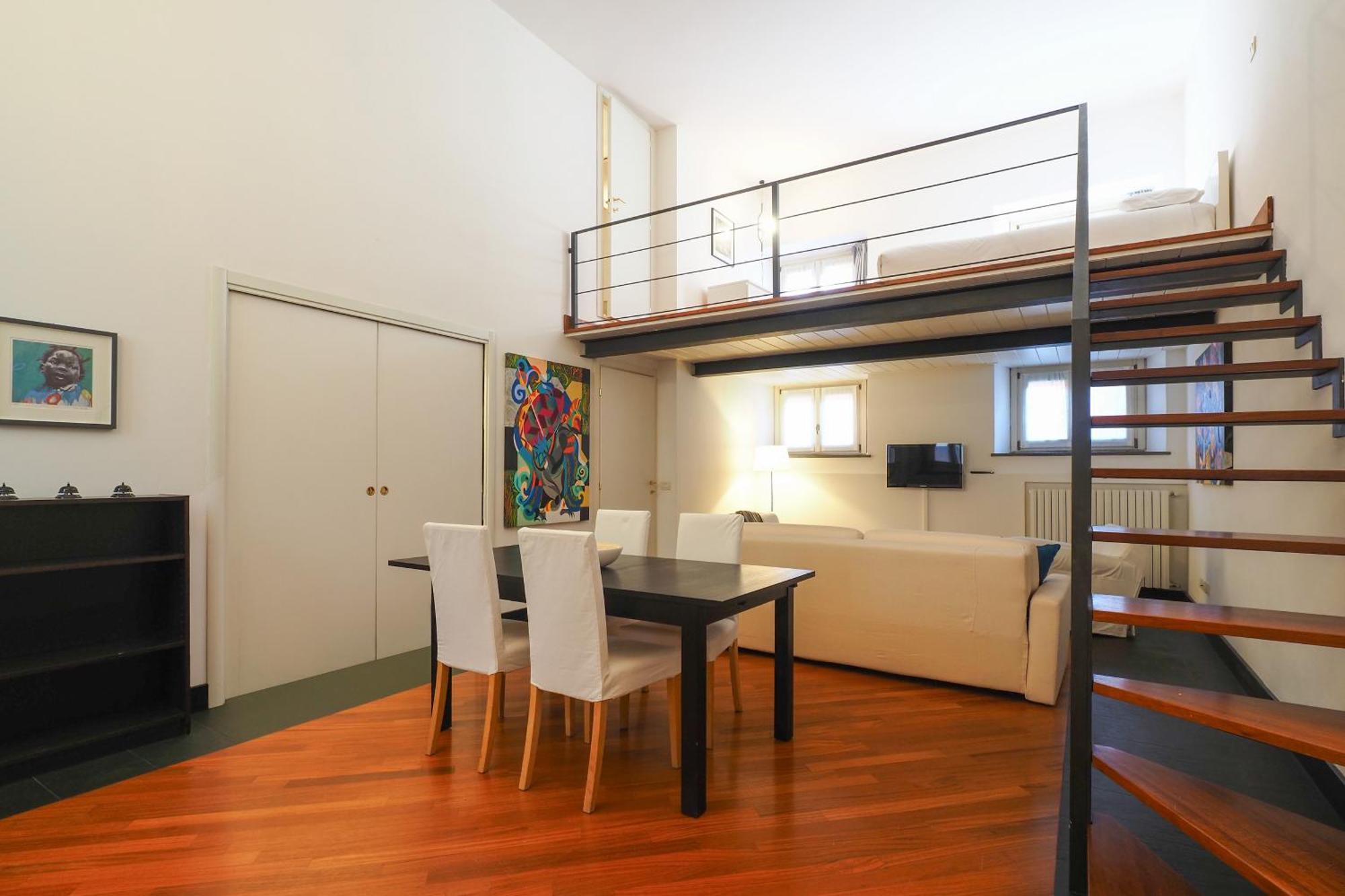 Enchanting Loft Between History And Tranquility Milano Exteriör bild